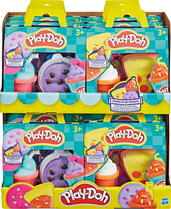 Play-Doh Leckereien ass. (12) 2-fach ass., 2 Formen, 2 Dosen Knete à 56 g, ab 3 Jahren