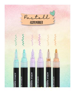 ONLINE Pastel Acrylic Set 3 Farben