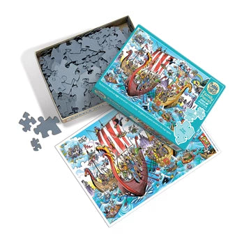 Cobble Hill Puzzle Verrückte Wikinger 350 Teile