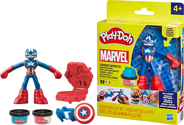 Play-Doh Captain America Stempel-Schild