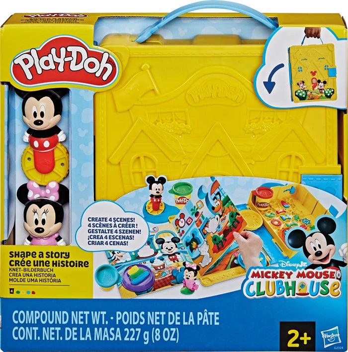 Play-Doh Disney Knet Bilderbuch Spielset, 4 Dosen Knete