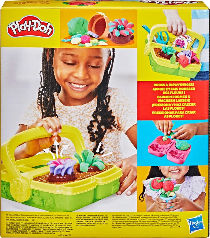 Play-Doh Blumenspass 5 Dosen Knete, Blumentöpfe
