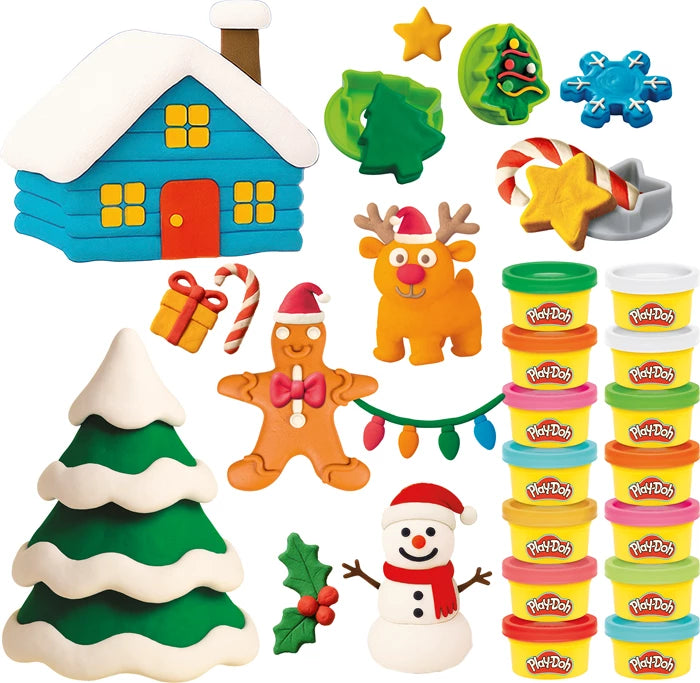 Adventskalender Play-Doh 2026 24 Dosen Knete
