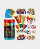 I am creative DIY Kit Bastel XXL Box mit Perlen / Federn / Pompo