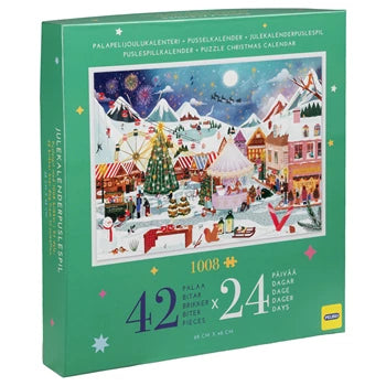 Piatnik Peliko Puzzle Adventskalender 1008 Teile