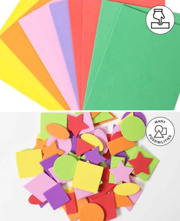 I am creative Moosgummi Set A4