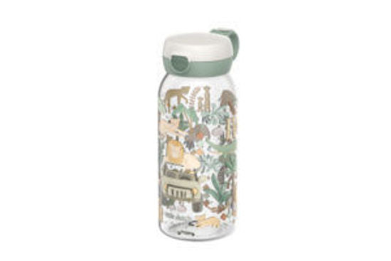 Little Dutch Trinkflasche mit Strohhalm Campus 450 ml Safari Friends