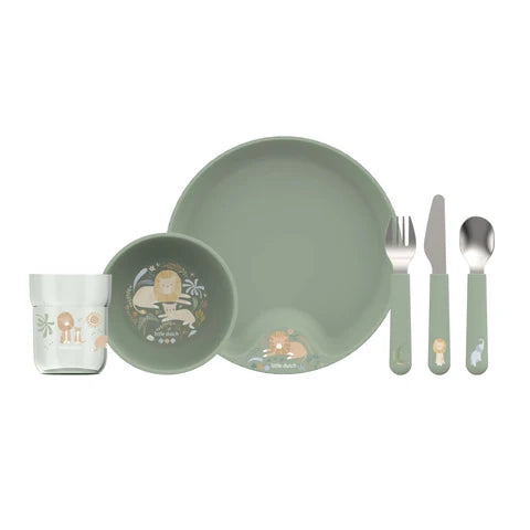 Little Dutch Set Kindergeschirr Mio 6 pcs Safari Friends