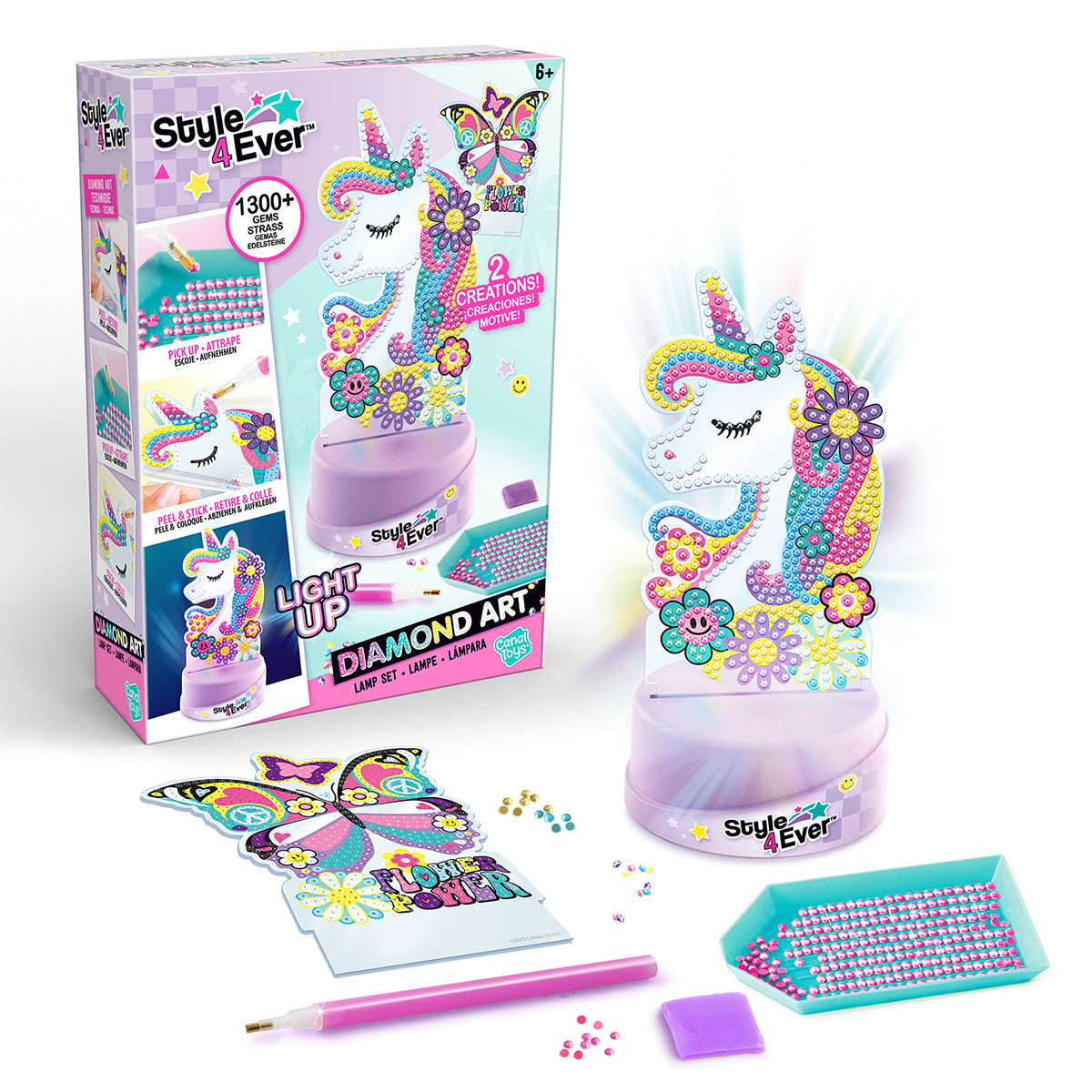 Canal Toys Diamond Art Lamp Set