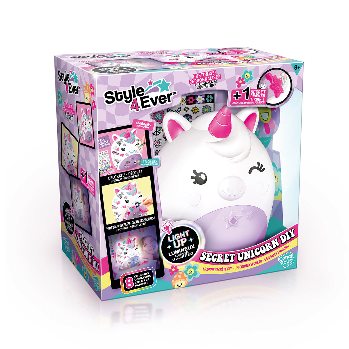 Canal Toys Secret Deco DIY Einhorn Lampe