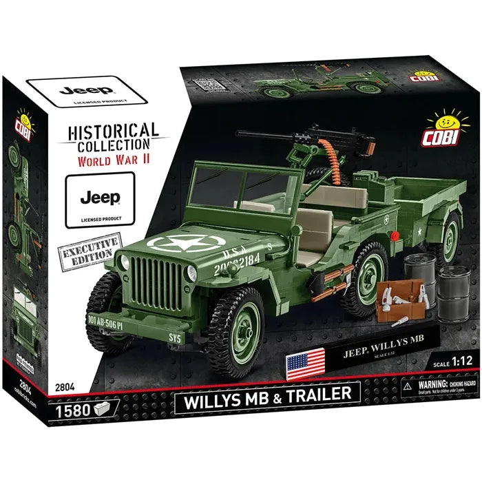 Cobi 1:12 Jeep Willys MB / 1510 pcs. Executive Edition