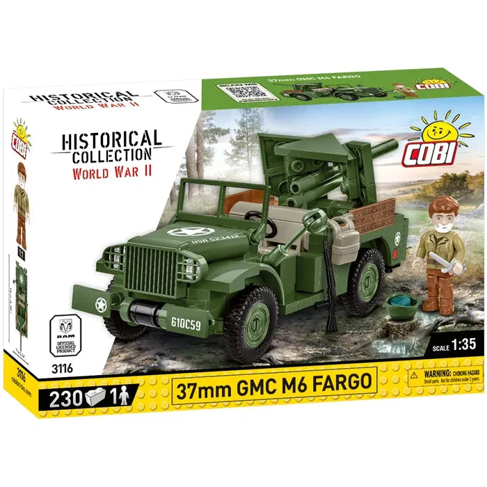 Cobi 37 mm GMC M6 Fargo / 230 pcs. 1942 Dodge WC-55