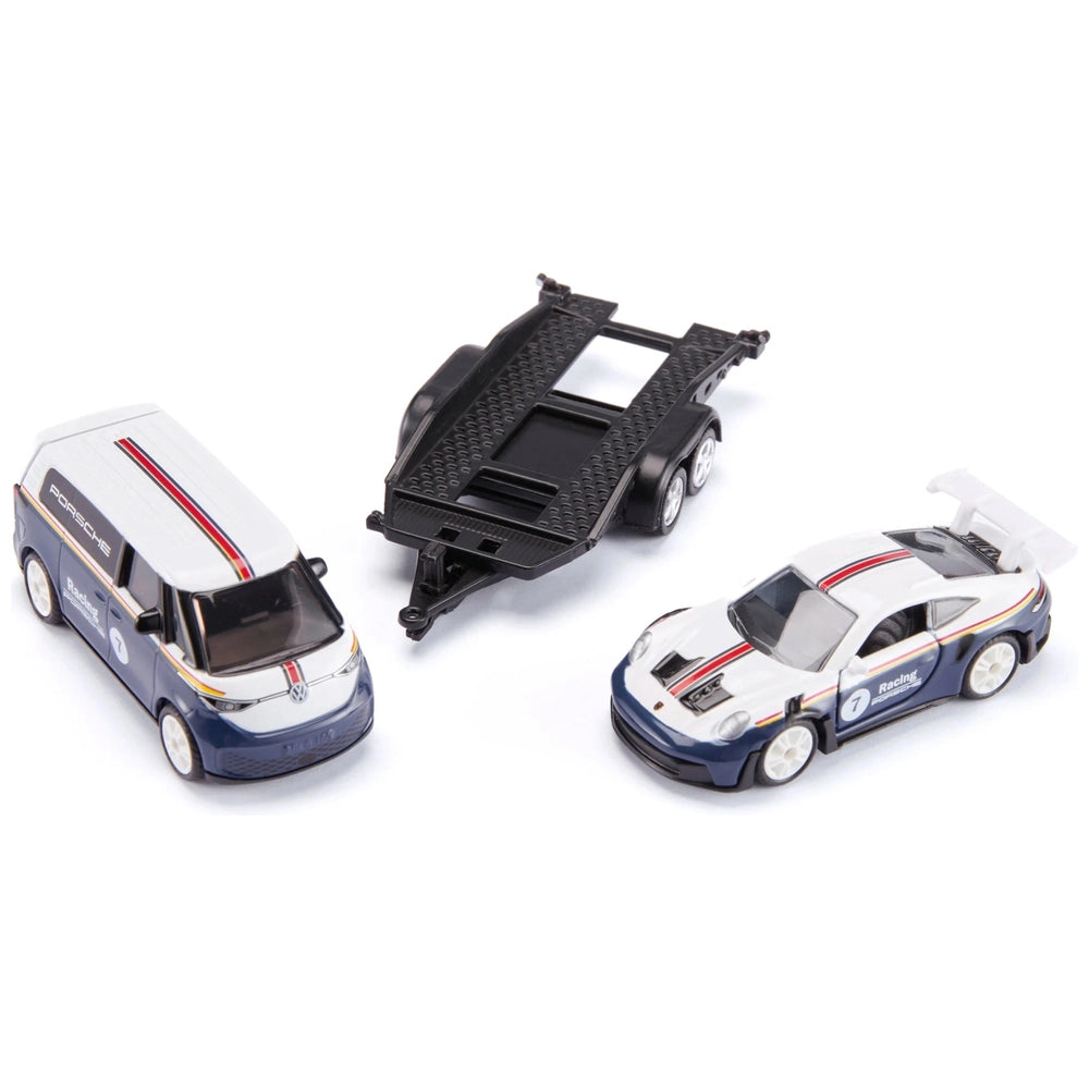 Siku Super VW ID. Buzz mit Porsche 911 GT3 RS