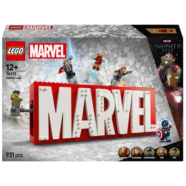 LEGO Marvel Super Heroes™ MARVEL Logo & Minifiguren 76313