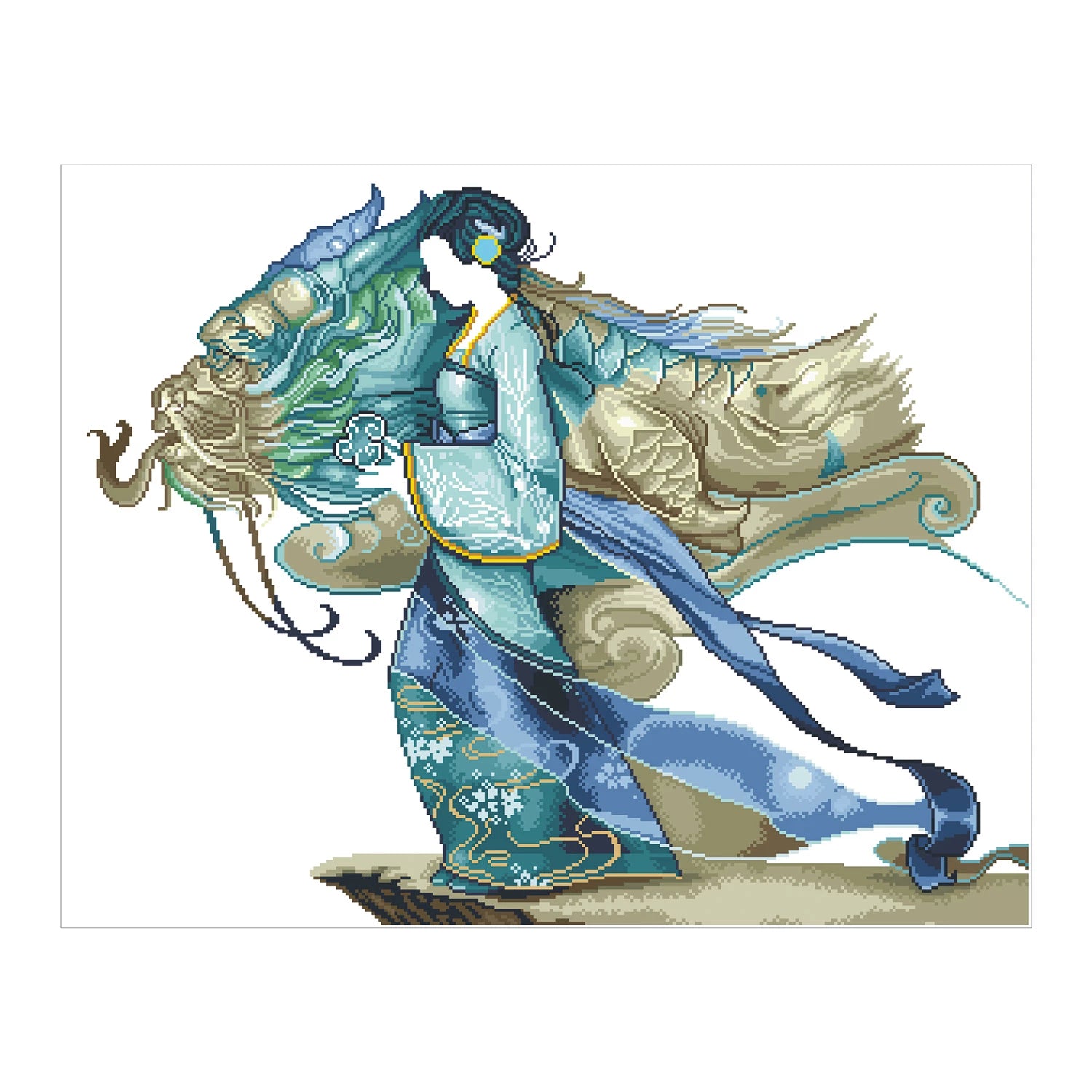 Dimond Dotz Diamond Painting Drachenprinzessin