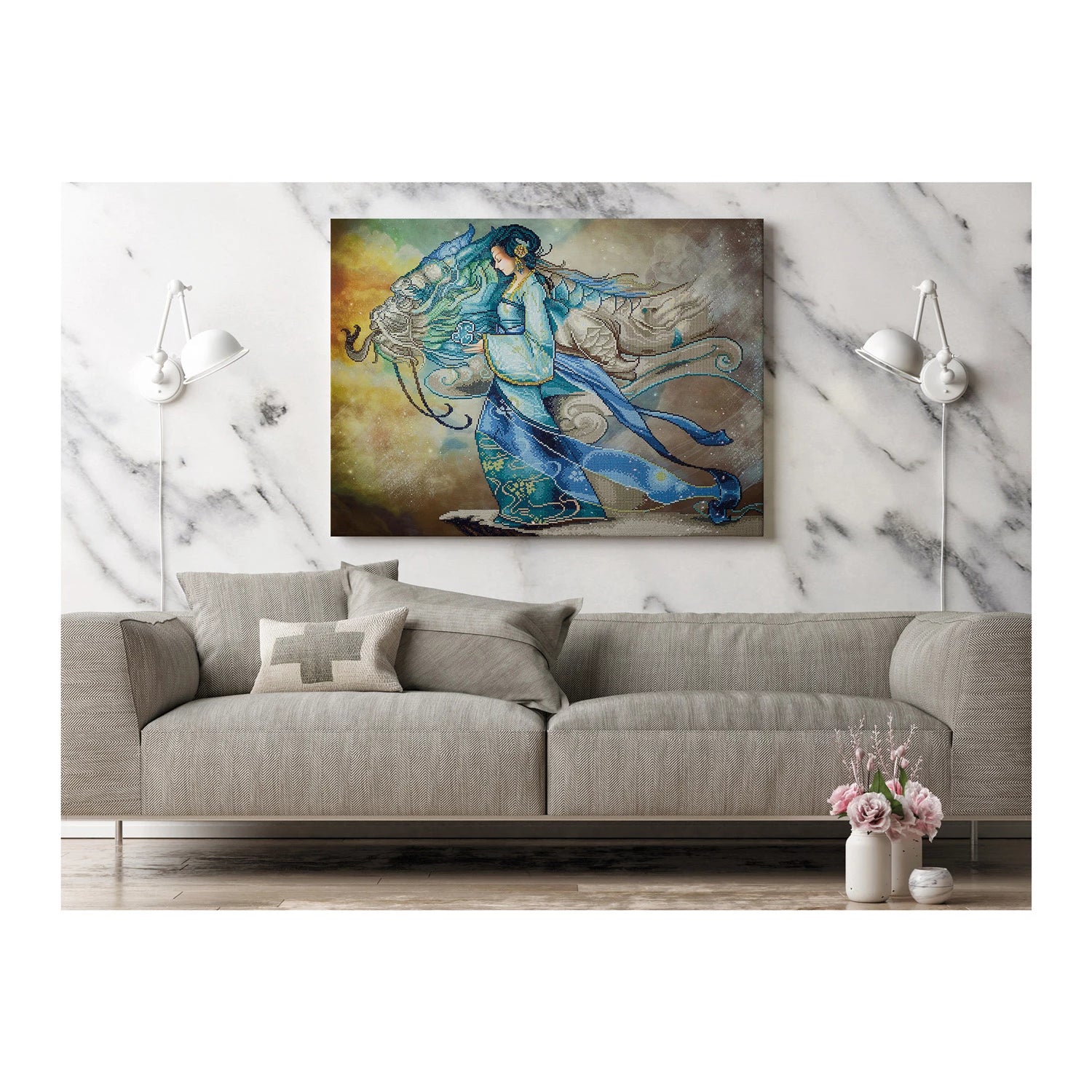 Dimond Dotz Diamond Painting Drachenprinzessin