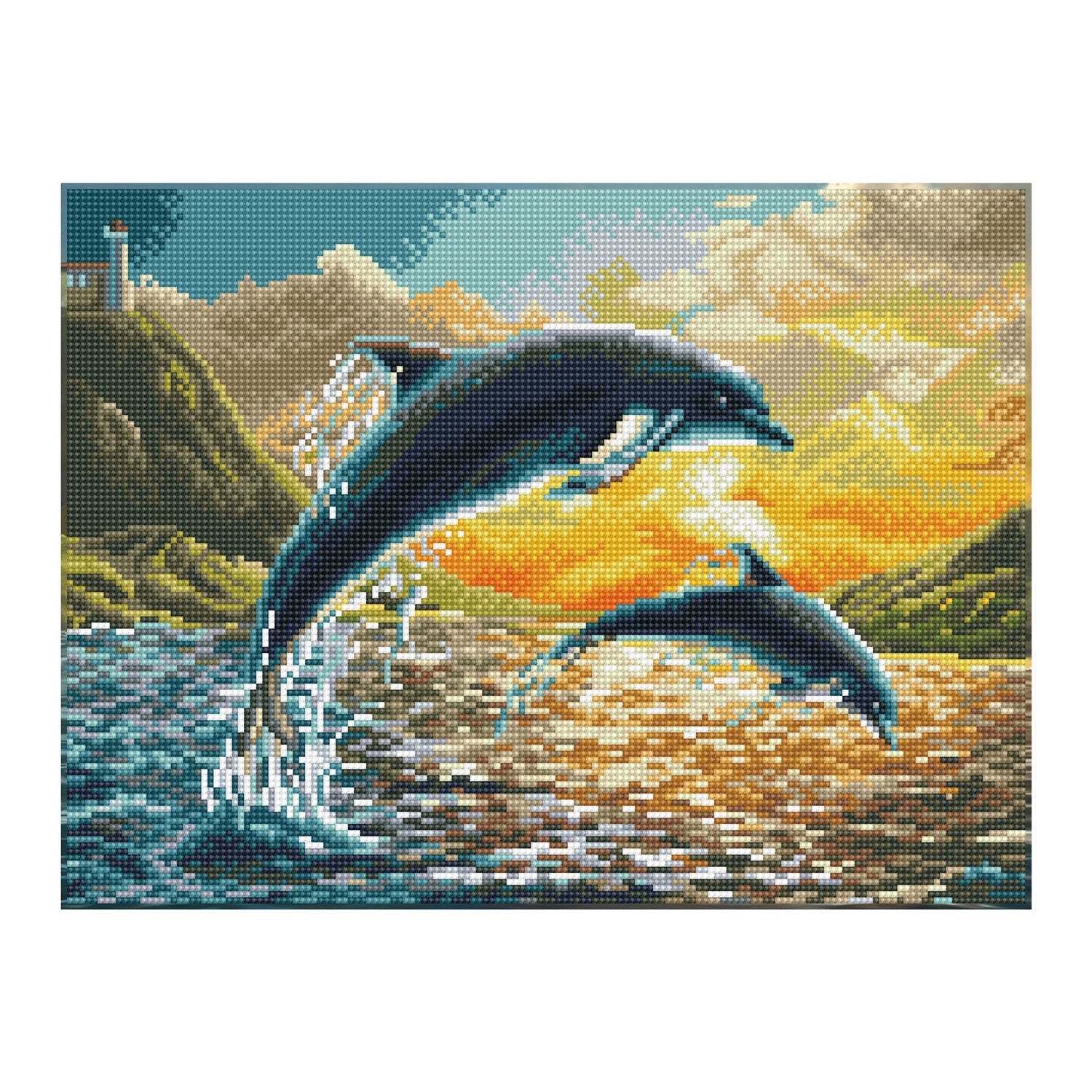 Diamond Dotz Diamond Painting Delfine
