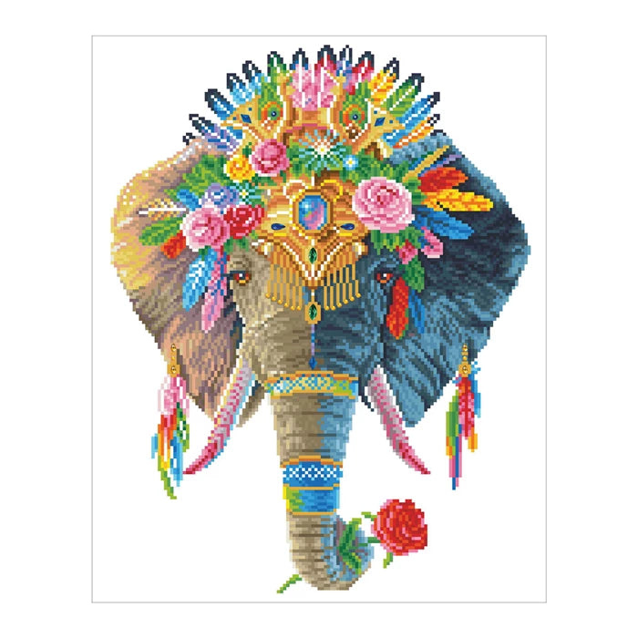 Diamond Dotz Diamond Painting Bohemian Elefant