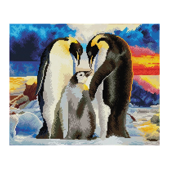 Diamond Dotz Diamond Painting Pinguin Familie