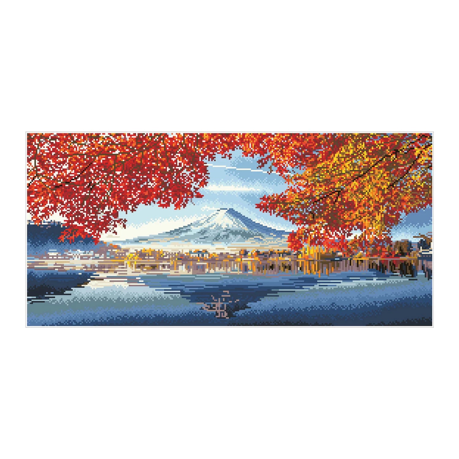 Diamond Dotz Diamond Painting Mount Fuji Herbst