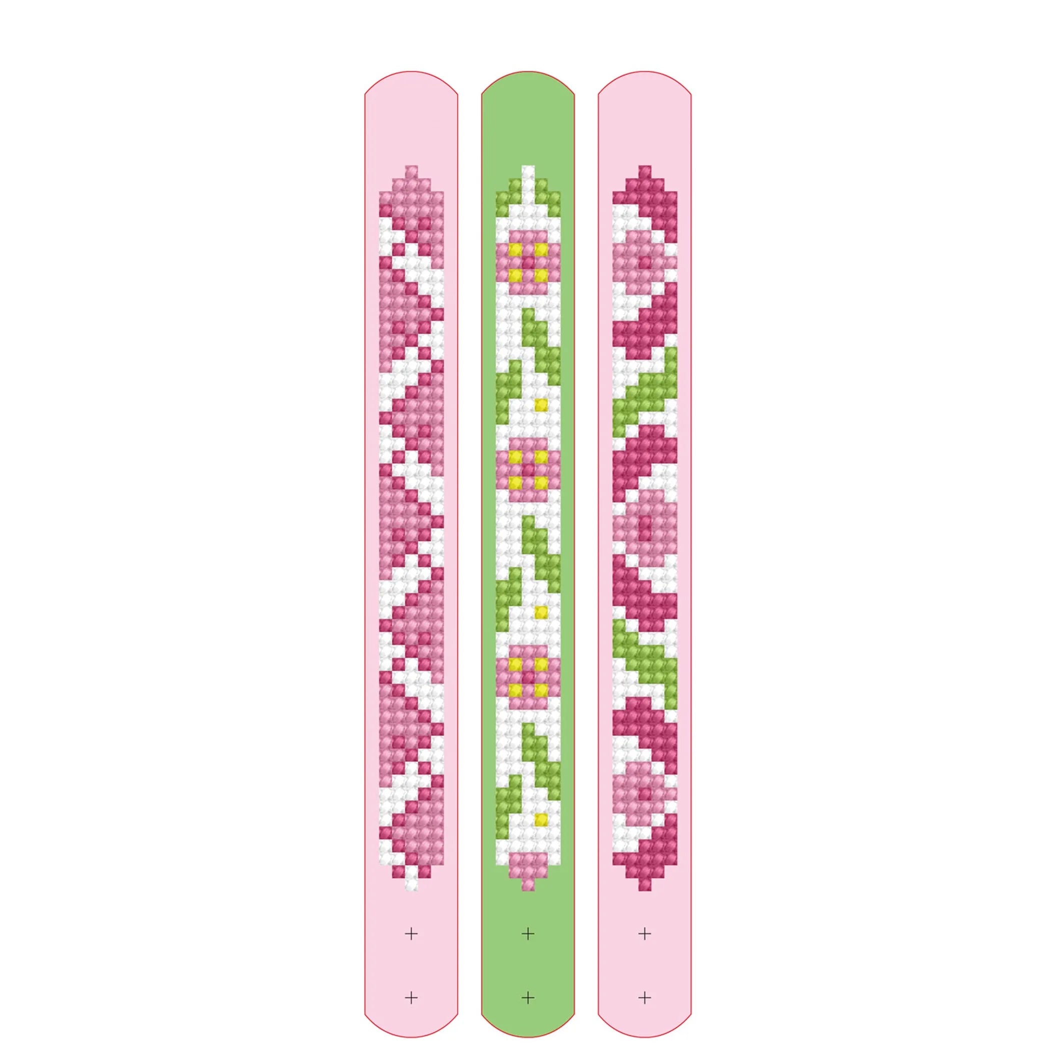 Diamond Dotz Diamond Painting Armbänder Pink