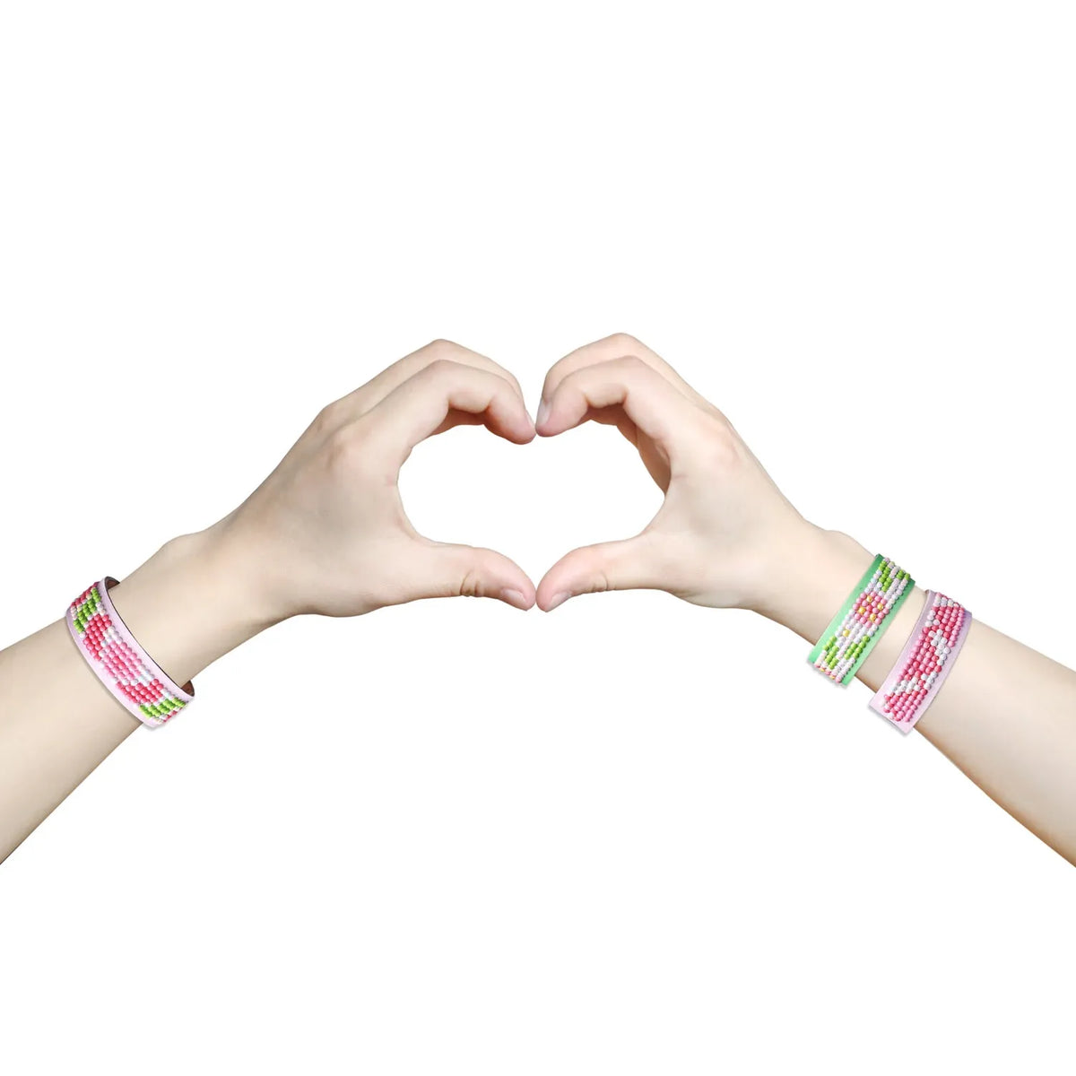 Diamond Dotz Diamond Painting Armbänder Pink