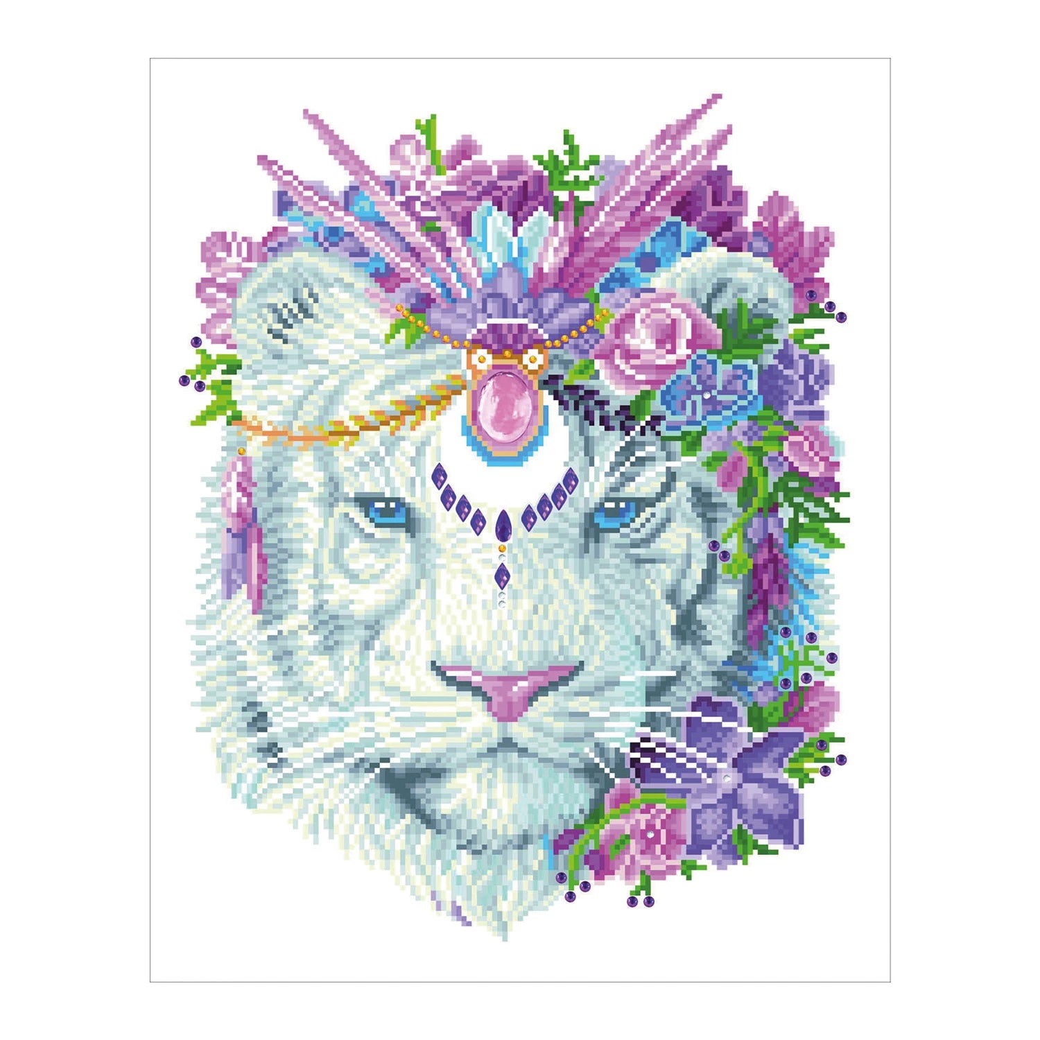 Diamond Dotz Diamond Painting Bohemian Tiger