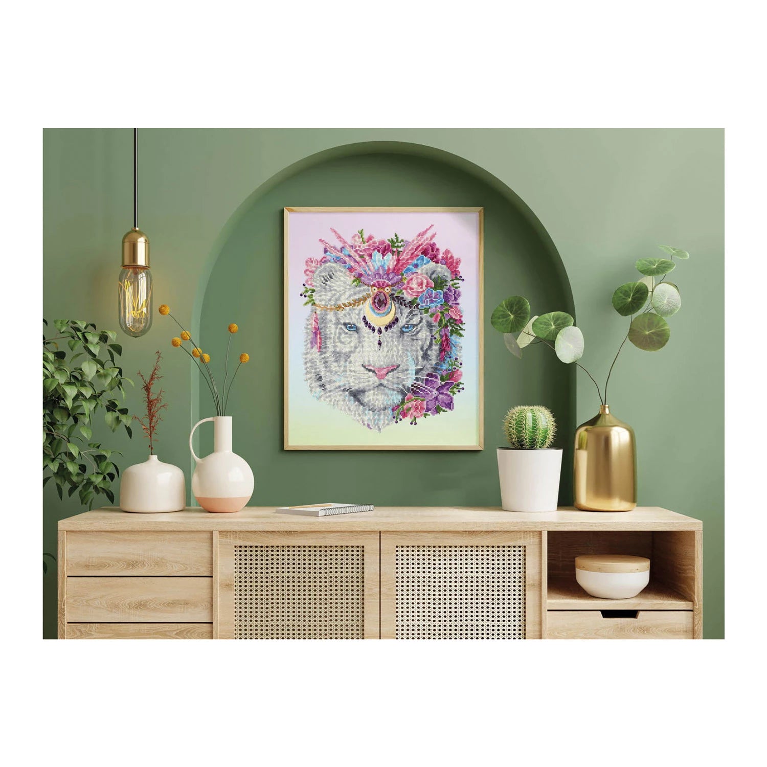 Diamond Dotz Diamond Painting Bohemian Tiger