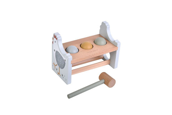 Little Dutch Hammerbank mit rollenden Kugeln Little Farm FSC