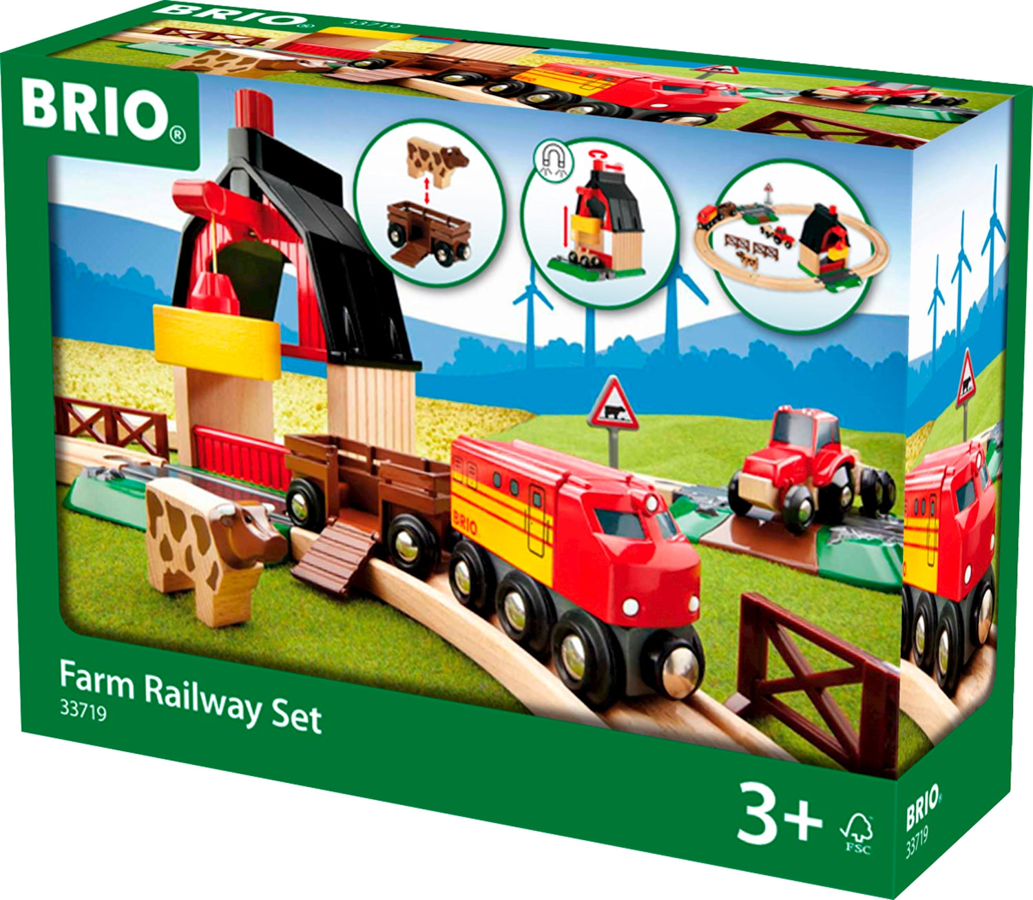 Brio Bauernhof Bahn Set