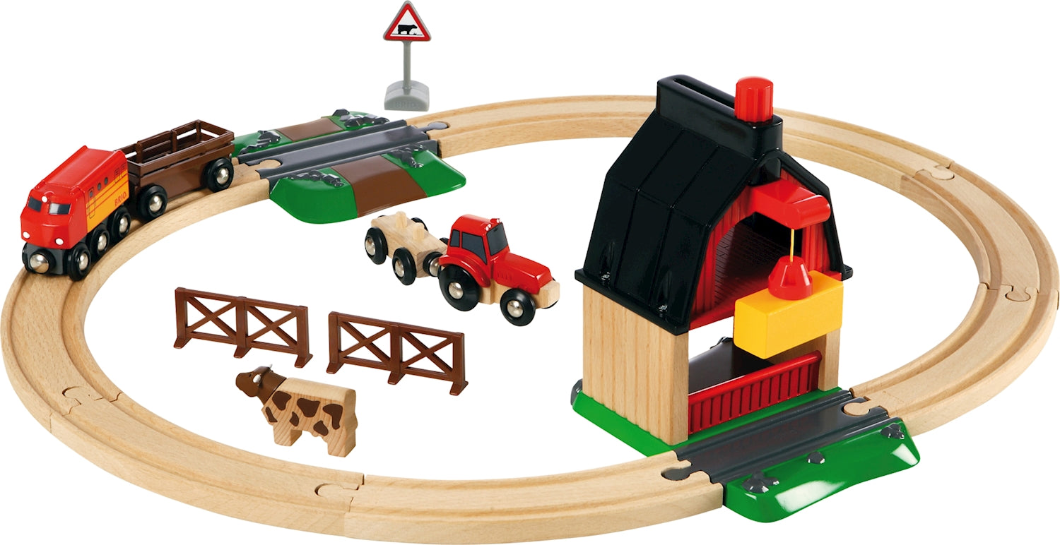 Brio Bauernhof Bahn Set