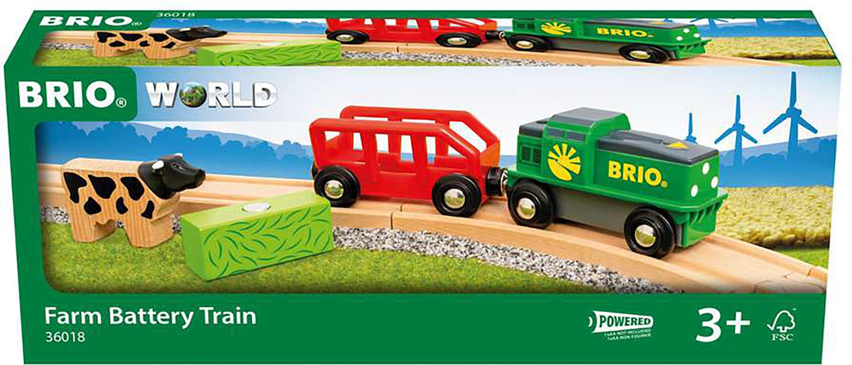 Brio Farm Battery Train