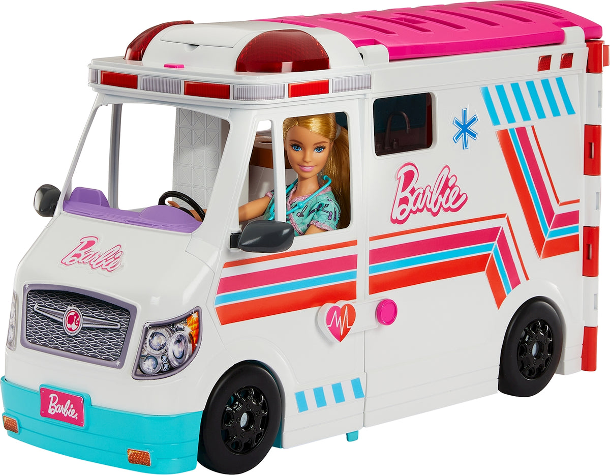 Barbie 2-in-1 Krankenwagen Spielset