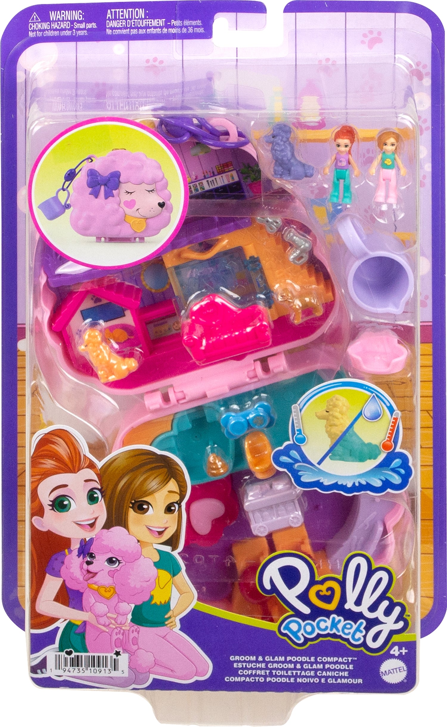 Polly Pocket Stylisher Pudel Schatulle