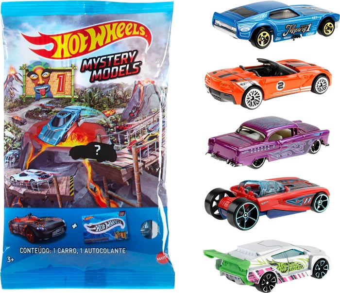 Hot Wheels Mystery Models (48) 12-fach ass., 1:64, 1 Fahrzeug, Sticker, ab 3 Jahren