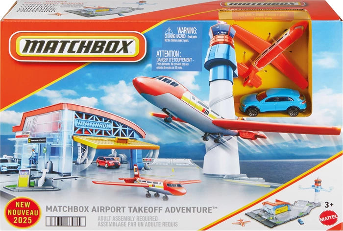 Matchbox Abenteuer Flughafen Spielset