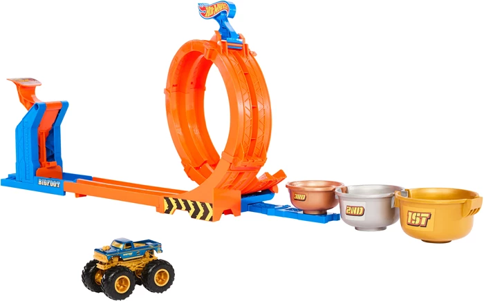 Monster Trucks 2 in 1 Loop & Flip Challenge Set, Looping, Truck Bigfoot