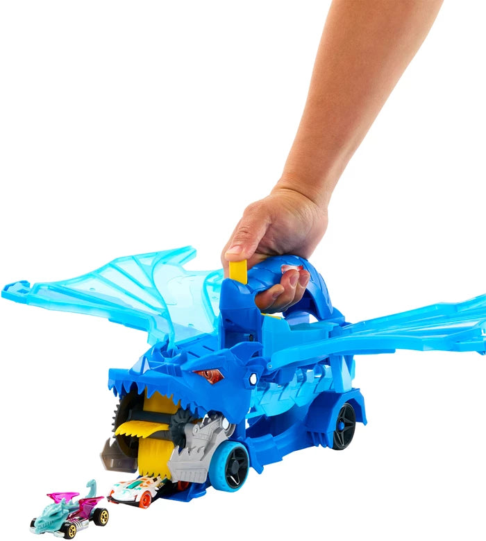 Hot Wheels City Ultimativer 2-in-1 Drachen Transporter