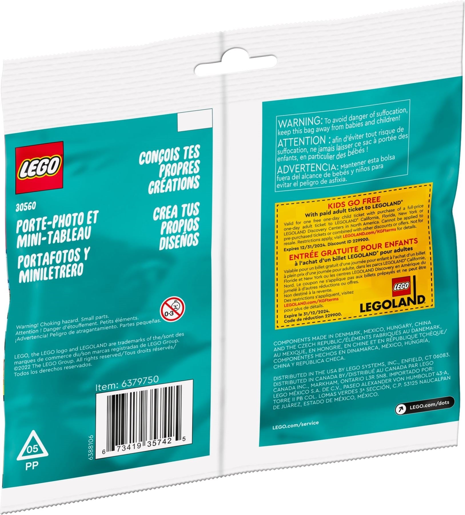 <transcy>LEGO DOTS Porte-photos ananas & mini-tableau 30560</transcy>