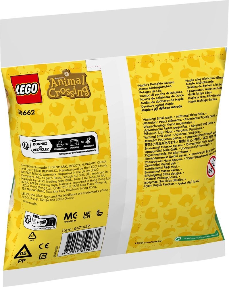 LEGO Animal Crossing Monas Kürbisgärtchen Polybag 30662