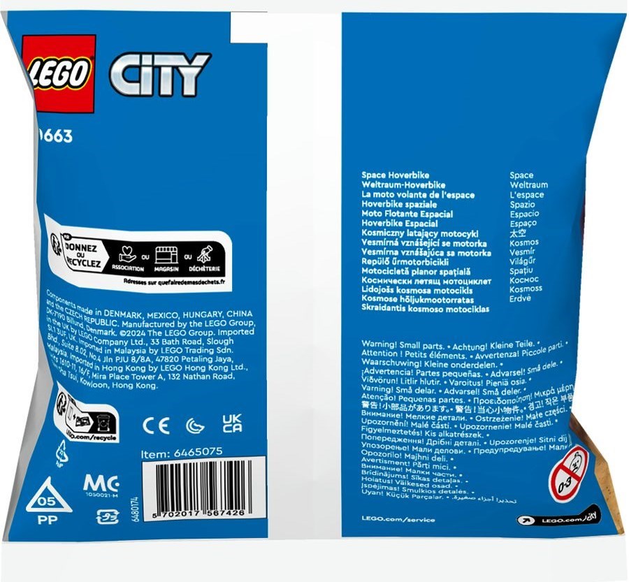 LEGO City Weltraum-Hoverbike Polybag 30663