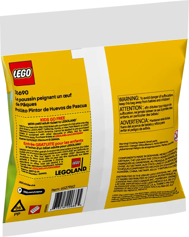 LEGO Creator Easter Egg Chick Painting Fun 30690