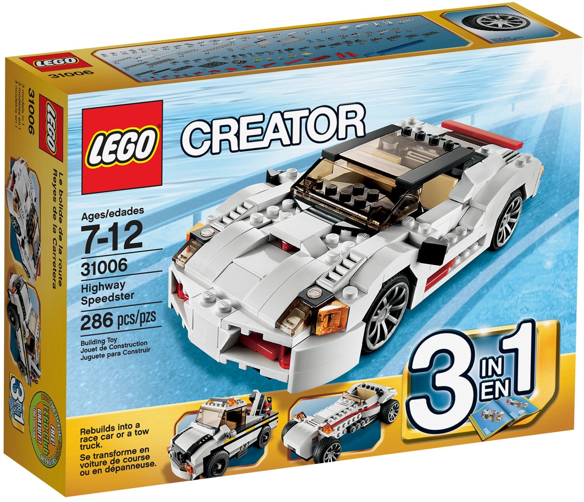 LEGO Creator Sportwagen 31006