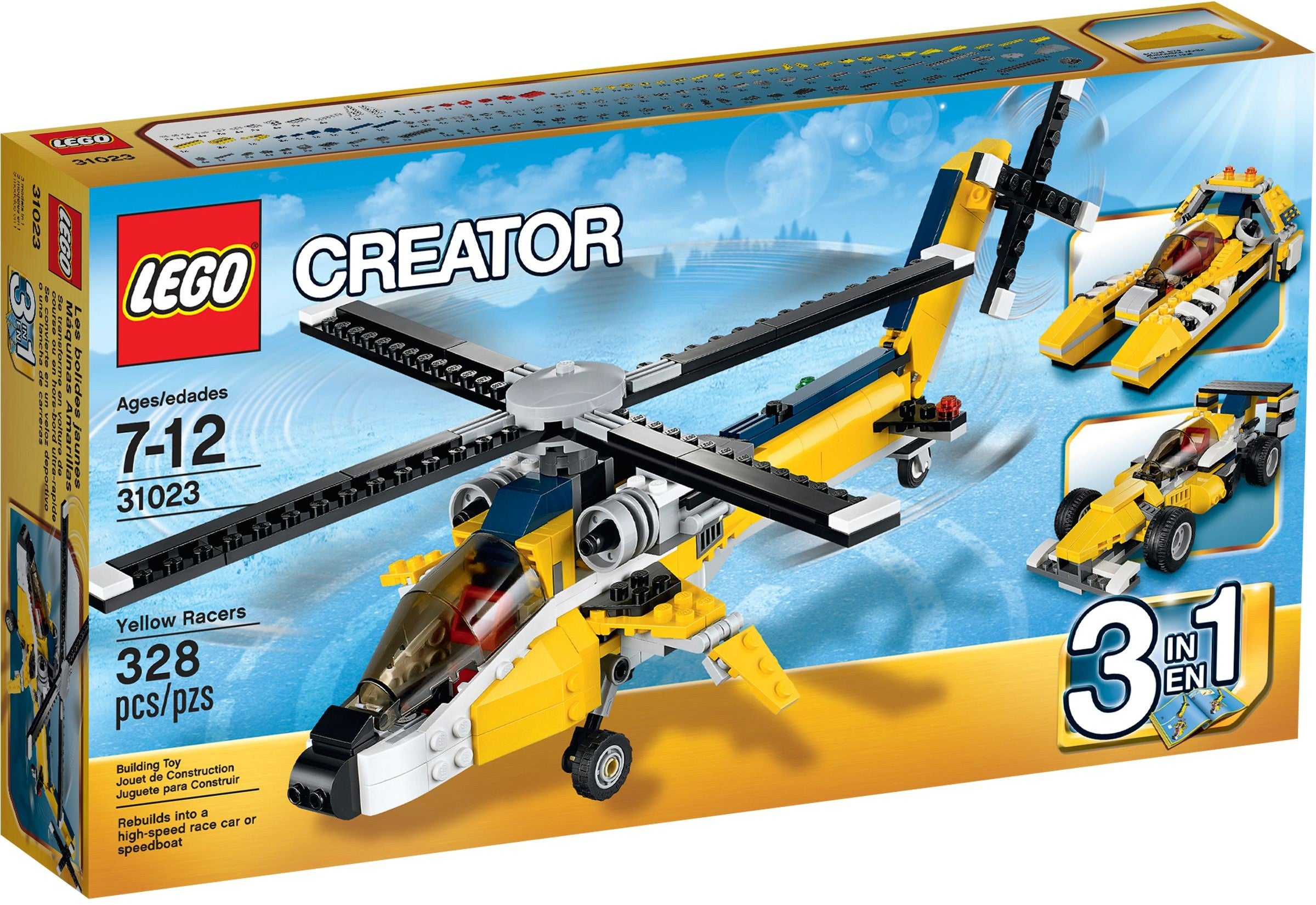 LEGO Creator Gelbe Flitzer 31023