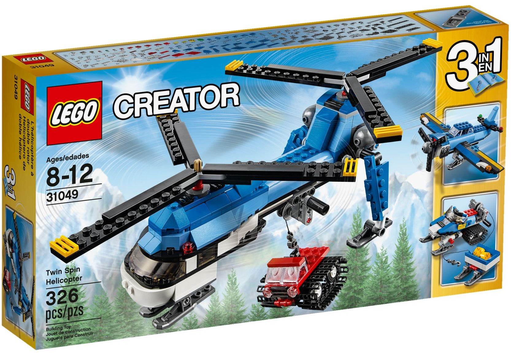 LEGO Creator Doppelrotor-Hubschrauber 31049