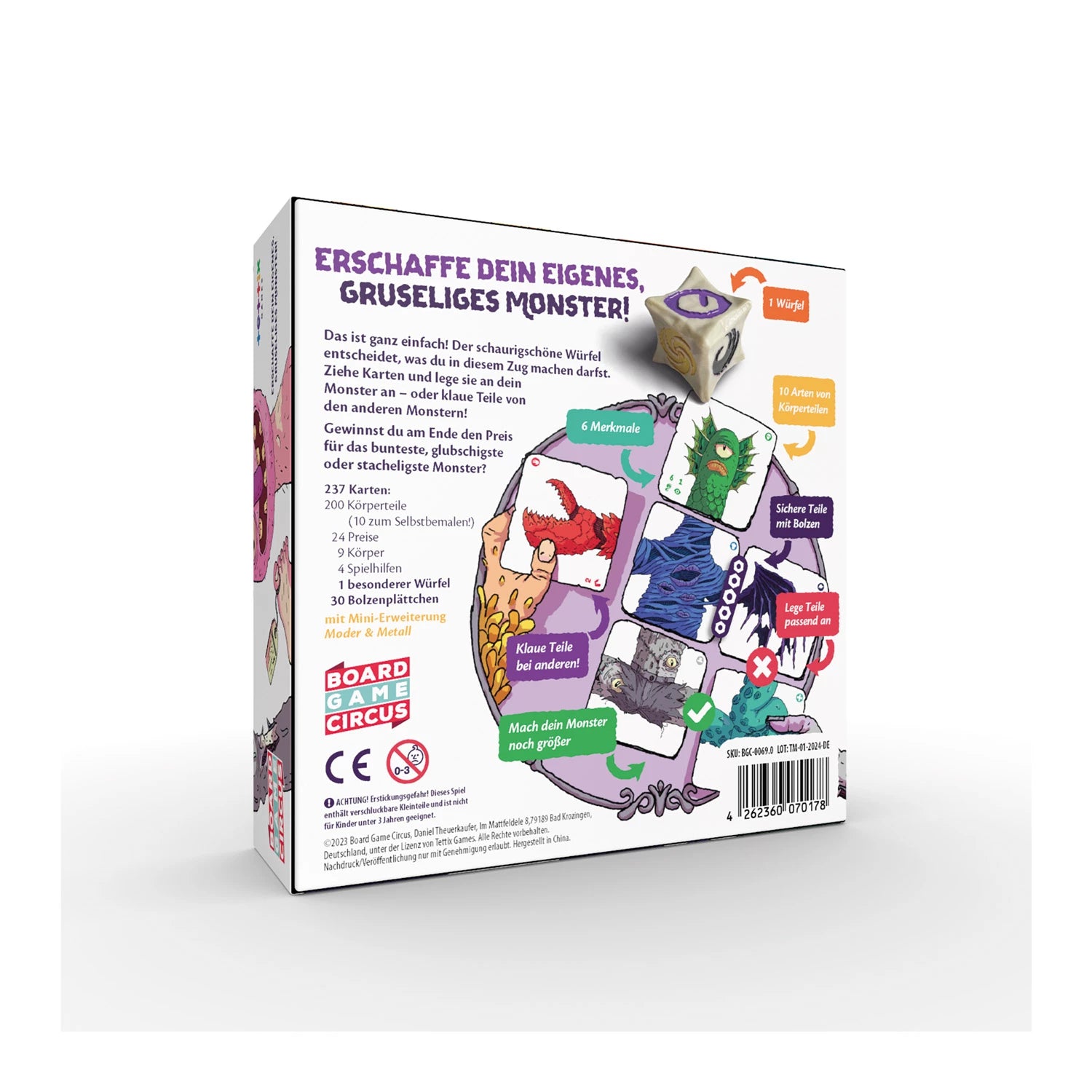 Board Game Circus Tüftelmonster