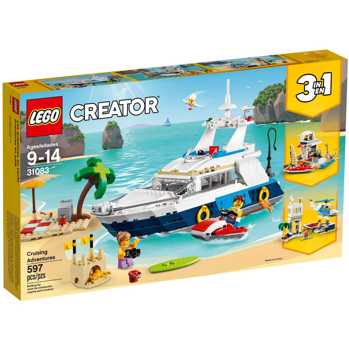 LEGO Creator Abenteuer auf der Yacht 31083