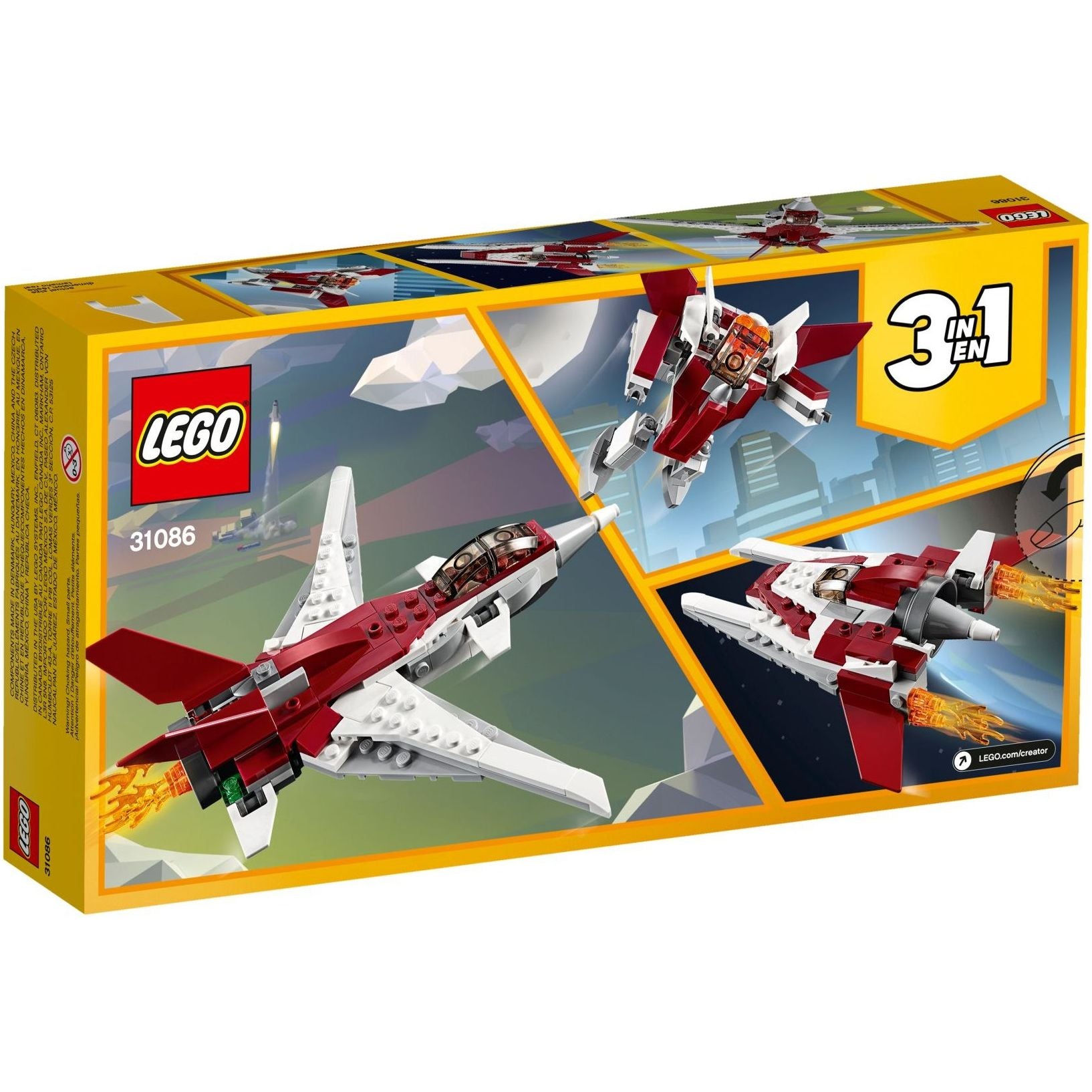 LEGO Creator L'avion du futur 31086