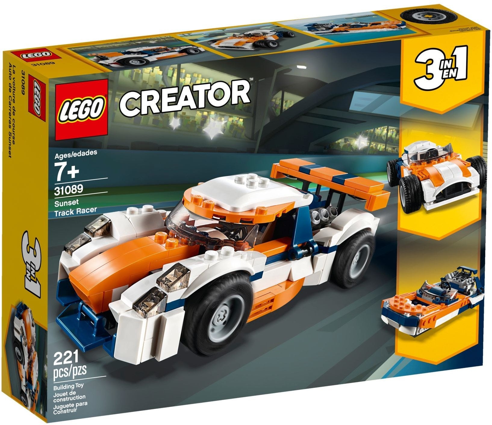 LEGO Creator 3-in-1-Set Rennwagen 31089
