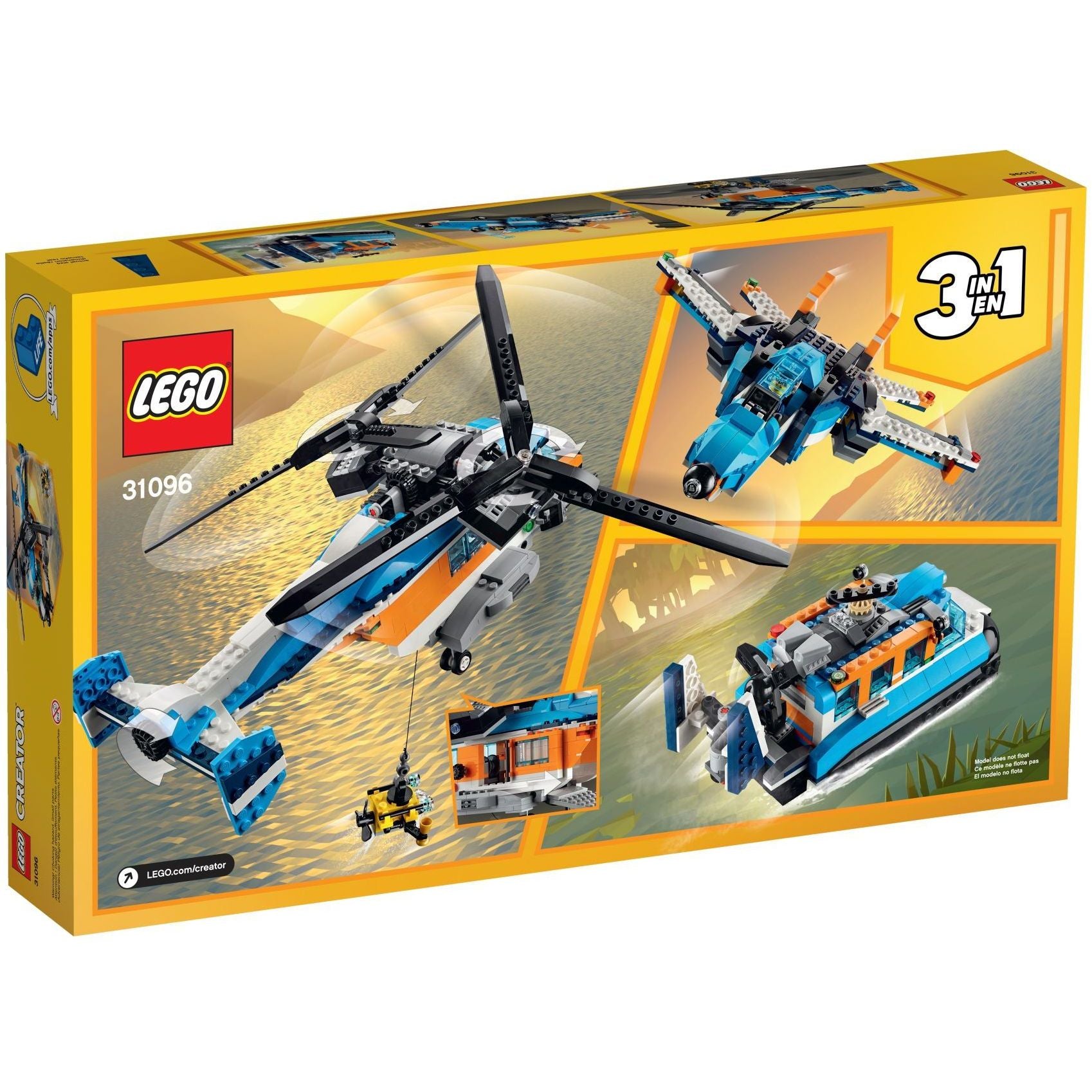 LEGO Creator Doppelrotor-Hubschrauber 31096